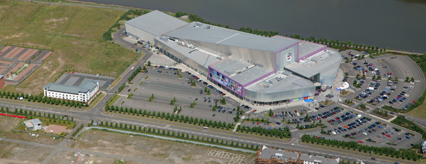 Aerial view of Xscape